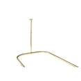 Utopia Alley Hoop Shower Rod Shower Curtain Rod for Clawfoot Tub