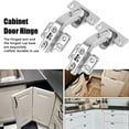 thumbnail image 4 of Cabinet Door Hinge, Durable 12pcs Screws Hinge  For Daily Use, 4 of 8