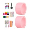 thumbnail image 3 of tredstone Bande 1/2/3 Classe Double Face Pack Solide et Fiable de 5 Rouleaux Rose 2 w Outils Complets 1 Pc, 3 of 6