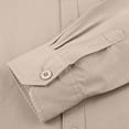 thumbnail image 5 of Axiiglly Mens Cotton Dress Shirt, Long Sleeve Collared Button Down Regular Fit Work Shirts, Comfy Business Casual Blouses with Pocket, 5 of 6