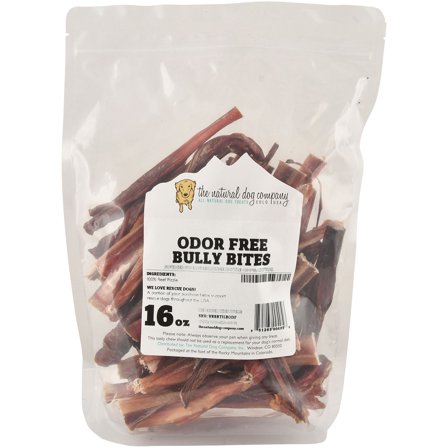Odor-Free Bully Bites, Beef, 16 oz