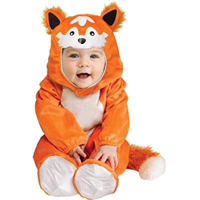 uhc baby boy's li'l raccoon fox animal theme party infant halloween costume,