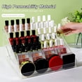 thumbnail image 4 of YAOMOBB Nail Polish Organizer Transparent Acrylic Makeup Display Case Large Capacity Tidy Storage Solution with Multiple Layers, 4 of 7
