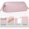 thumbnail image 5 of Aorsher Hair Dryer Travel Storage Bag Compatible with Shark Flex Style, Portable Organizer Bag for Styling Tools for Hair Dryer Brush, Flat Iron & Curling Iron Accessories, Pink, 5 of 14