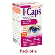 I-Caps Lutein &Amp; Omega-3 Eye Vitamin Softgels, 10 Mg, 30 Ct, 4-Pack