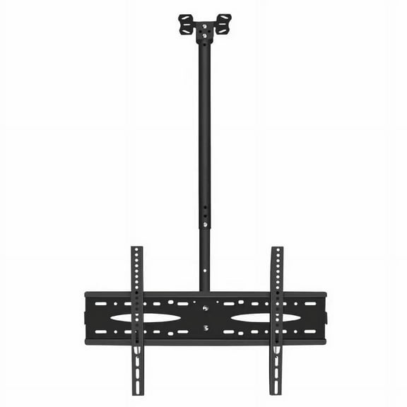 TV Ceiling Mount Bracket, Adjustable Height Full Motion 360 Deg Rotation Tilting Swiveling for Flat Panel LCD LED OLED Plasma TVs, Fits up to 40-70 Inch TVs, 110 Pound Capacity