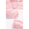 thumbnail image 4 of 2-7T Winter Hooded Down Coats for Kids Baby Boys Girls Solid Ultralight Puffer Padded Jacket with Hoods Bear Ear Toddler Snow Outerwear, 4 of 7