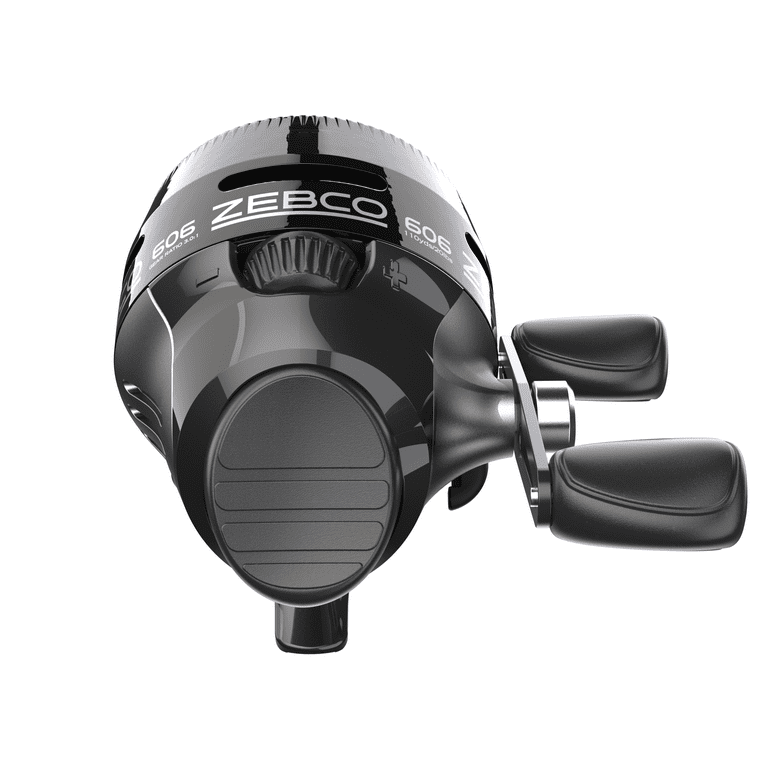 Zebco 606 Heavy-Duty Spincast Fishing Reel with Bite Alert, Size