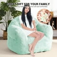 thumbnail image 6 of Historyli Compact Bean Bag Chair for Adults, Space-Saving Lounge Chair with Ergonomic Backrest & Wide Armrest, High Density Foam Filler, for Apartment, 6 of 8