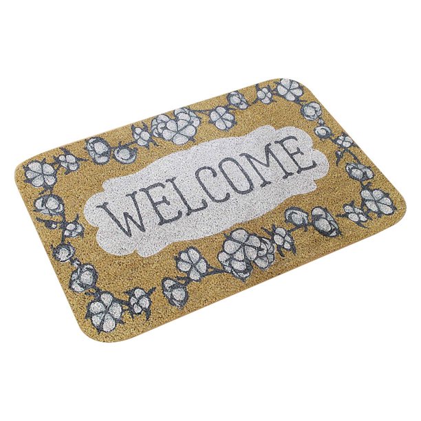 Felpudo de bienvenida para pasillo, Alfombra de entrada con 6 patrones impresos, antideslizante, divertida, personalizada, para puerta delantera, 1 unidad Fivean unisex