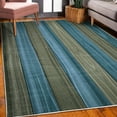 thumbnail image 3 of Rustic Decorative Rug, Vertical Wooden Planks Image Cottage Cabin Life in Countryside Theme, Quality Carpet for Bedroom Dorm and Living Room, 6 Sizes, Dark Blue, by Ambesonne, 3 of 4