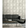 thumbnail image 2 of NextWall Distressed Tin Tile Peel and Stick Wallpaper, 2 of 6