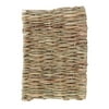Hay Mat Animal Chewing Toy Bed Natural Woven Grass Mats Safe Bunny Bedding Nest for Guinea Pig Parrot Rabbit