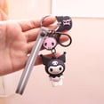thumbnail image 1 of Kawaii Anime Sanrio Hello Kitty Pendant Keychain Holder Key Chain Car Keyring Mobile Phone Bag Hanging Jewelry Kids GiftsChina Gong Bohan LED, 1 of 2