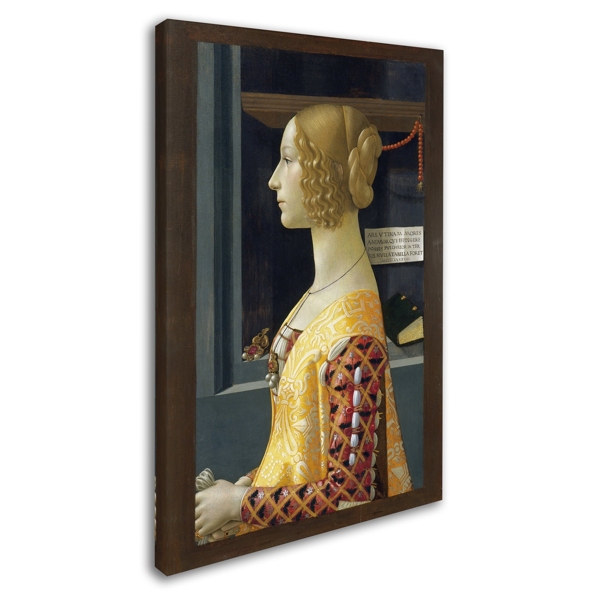 Trademark Fine Art 'Portrait Of Giovanna Tornabuoni' Canvas Art by Domenico Ghirlandaio