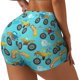 thumbnail image 1 of Balery Cartoon Monster Truck Pantalones cortos de entrenamiento estampados para mujer, sin costuras, ajustados, para gimnasio, yoga, correr, deportes, ejercicio activo, fitness.-Small, 1 of 8