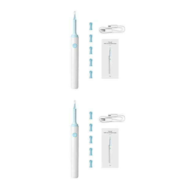 Sidaley Removedor de cerumen Orejas profesionales Equipo de de cámara limpia Negro Type1 NO1