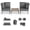 Grey, variant on 5-in-1 Modular Aluminum Patio Furniture Set, Stackable Outdoor Conversation Set with WPC Top Coffee Table, Convertible to Bench, Lounge & Loveseat for Backyard Pool Balcony