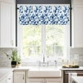 thumbnail image 2 of Sage Green Polka Dot Valances for Windows Farmhouse Kitchen Curtains Valances Rod Pocket Valance Curtains for Kitchen Windows Modern Art Abstract Watercolor Dot Window Valances for Bathroom 60"x18", 2 of 6
