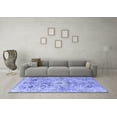 thumbnail image 3 of Ahgly Company Machine Washable Indoor Rectangle Persian Blue Traditional Area Rugs, 5' x 7', 3 of 4