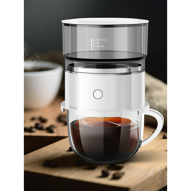 Ikoopy Automatic Coffee Maker Brewer Kit Mini Portable Programmable  Coffeemaker Grinder Smart Drip Coffee Pot Hand Brewing Coffee Machine  Powered
