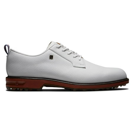 

FootJoy Men s DryJoys Premiere Series Field Golf Shoes 53989 - Cool White/Red - 10 - Wide