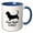 Blue/White, variant on 3drose, Basset Hound Dog Dad, 11oz Mug