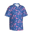 thumbnail image 2 of Daiia Science Experiment Hawaiian Shirt for Men Gentle Cotton Regular Short Sleeve Casual-3X-Large, 2 of 9