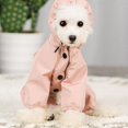 thumbnail image 4 of Dog Raincoat Hooded with Reflective Function - Waterproof Dog Jumpsuit Raincoat Adjustable Lightweight Breathable Rain Poncho Jacket Rainwear for Small Medium Dogs, 4 of 5