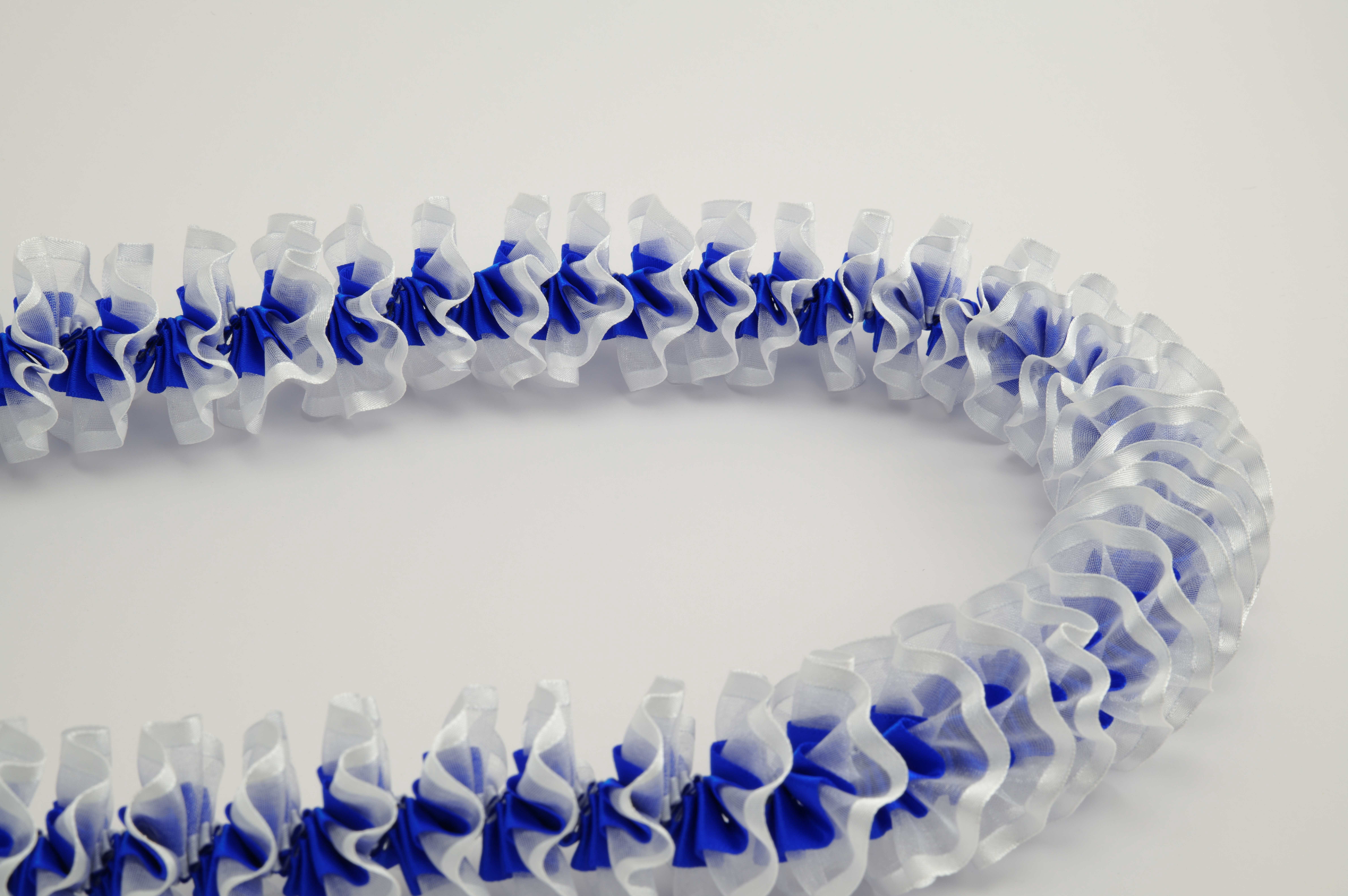 Maxport Corporation Ribbon Lei Royal Blue/white