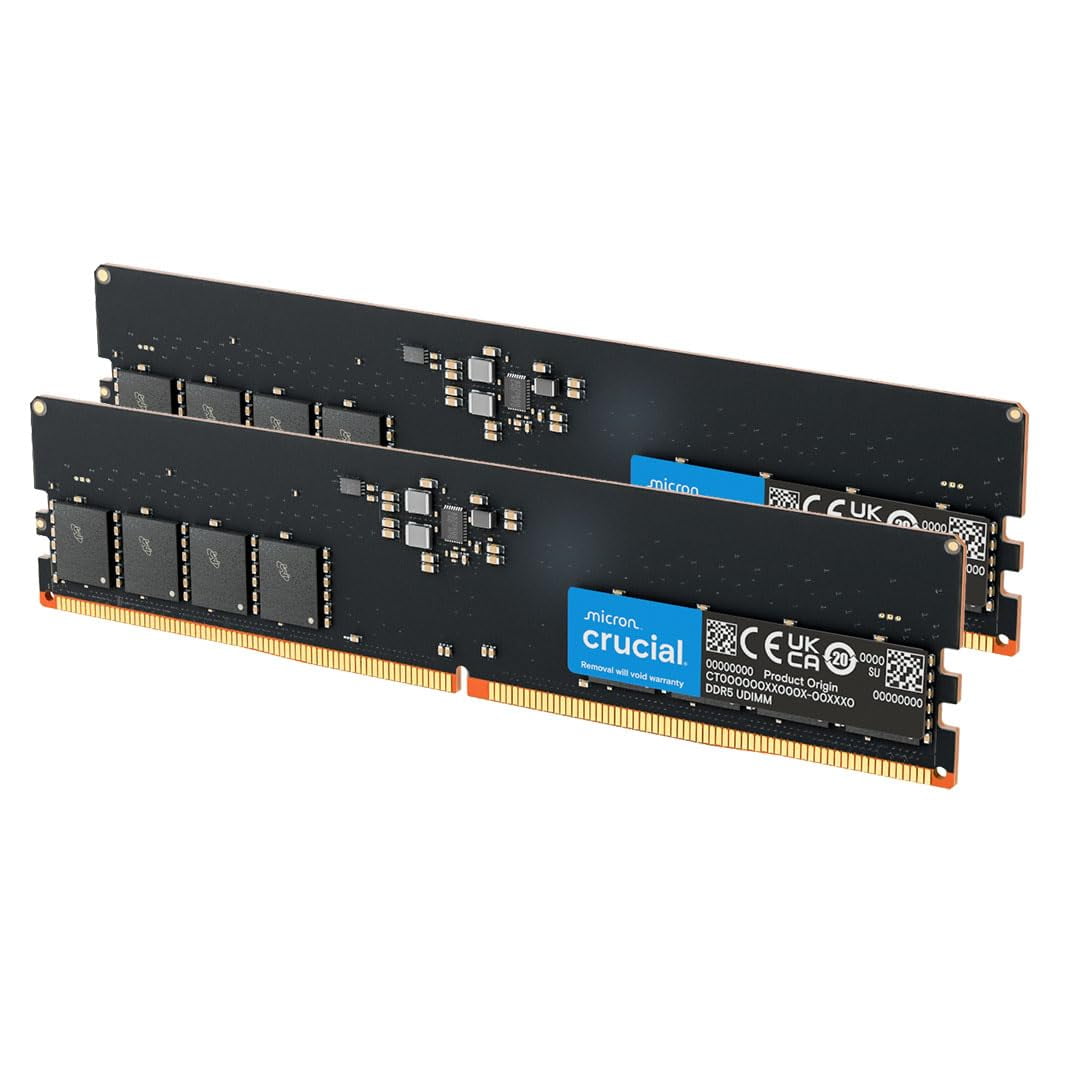 Micron 64GB 2 x 32GB DDR5 SDRAM Memory Kit