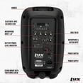 thumbnail image 2 of LyxPro 8 Inch Rechargeable Battery PA Speaker, PA System W/Equalizer SD Slot & Built-in Bluetooth, 2 of 7