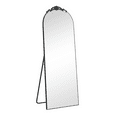 thumbnail image 4 of Dovelina 64in Arched Full Length Mirror Standing Floor Mirror Full Body Mirror with Bracket, Aluminum Alloy, Gold, 4 of 6