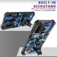 thumbnail image 4 of Camouflage Magnetic Kickstand Case for Oppo A74 5G/A93 5G/A55 4G, Military Grade Heavy Duty Shockproof Protection Army Camo Phone Cover Case for Oppo A55 4G/A93 5G MC Dark Blue, 4 of 14