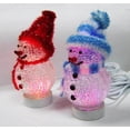 thumbnail image 3 of Decoración navideña con interfaz USB enchufable, muñeco de nieve navideño luminoso, árbol de Navidad antiguo, luz de noche, 3 of 4