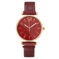 thumbnail image 3 of Resicozy Watch for Women Classic Round Dial Quartz Wristwatch Mesh Strap Bracelet Watch, 3 of 3