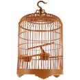 thumbnail image 2 of 1 Set Round Plastic Bird Cage for Parrots Parakeets Budgies Lovebirds and Cockatiels, 2 of 8