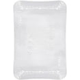 thumbnail image 2 of 8.5 x 12.75 Inch Clear Hammered Rectangle Plastic Tray – Elegant Disposable Serving Tray for Parties, Catering, and Events, Durable Clear Plastic Display Tray for Appetizers, Desserts (8), 2 of 2