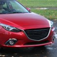 thumbnail image 2 of 2Pcs Front Bumper Fog Light Grille Cover Chrome Trim for 3 Axela 2014-2016, 2 of 5