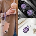 thumbnail image 5 of Binienty Boho Mandala Car Seat Covers With Matching Steering Wheel Cover Car Seat Belt Strap Covers Shoulder Cushion Pad Universal Automotive Bucket Cushion Cover Full Set of 14 Pack, 5 of 8