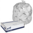 thumbnail image 2 of Genuine Joe Economy High-Density Can Liners - Small Size - 10 gal - 24" Width x 24" Length x 0.24 mil (6 Micron) Thickness - High Density - Translucen | Bundle of 2 Cartons, 2 of 2