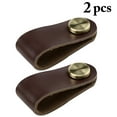 thumbnail image 2 of Cabinet Knobs Faux Leather 2PCS Drawer Knobs Cupboard Pull Knobs with Screws, 2 of 10