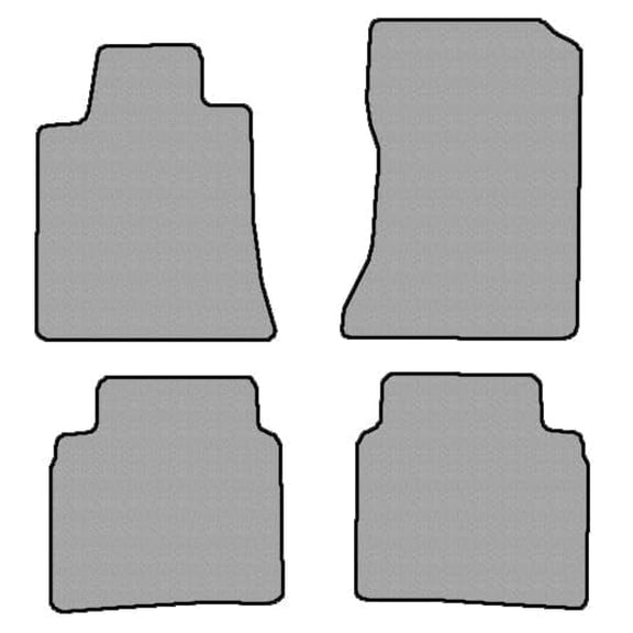 Auto Mats and Accessories 4 Piece Set Custom Carpeted Floor Mats Compatible with 2019-2024 Nissan Altima Custom (Black) Made in the USA