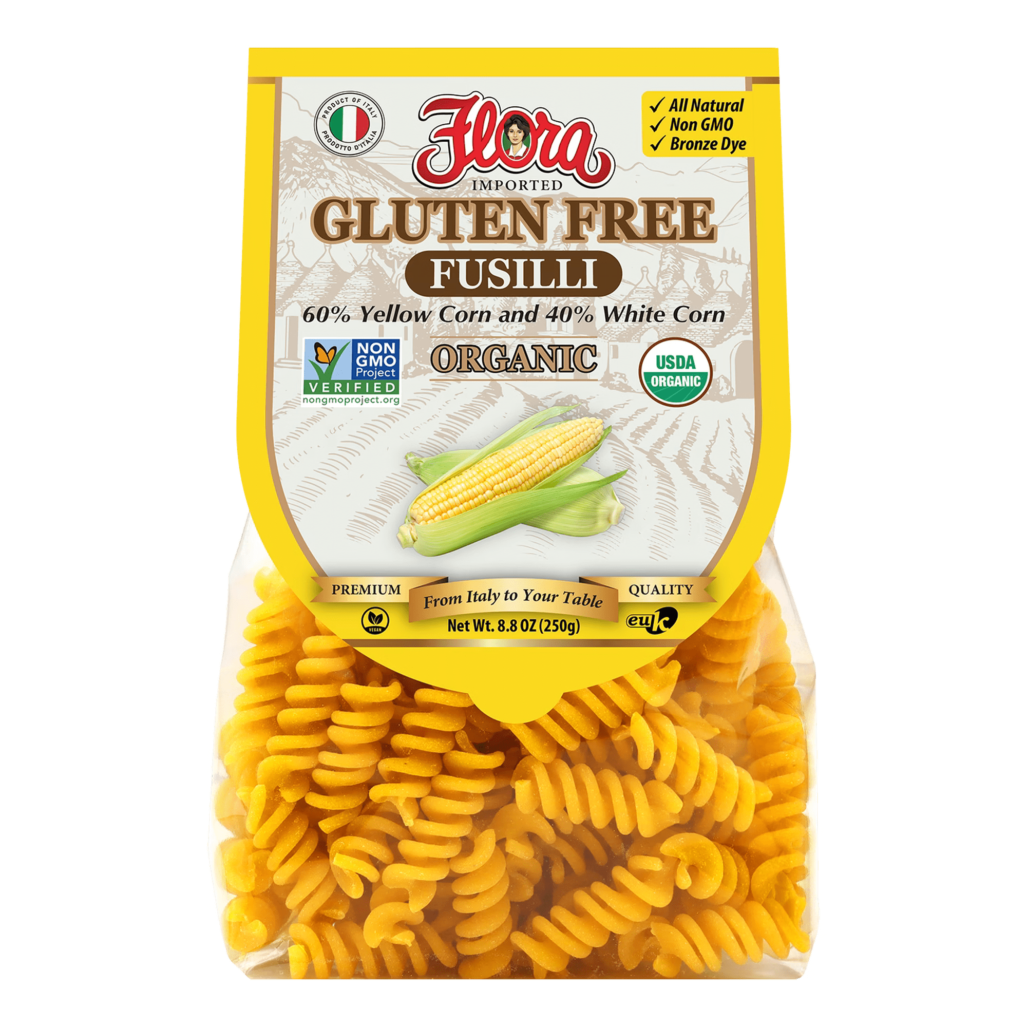 Gluten-Free Fusilli Pasta - Organic - 8.8 oz