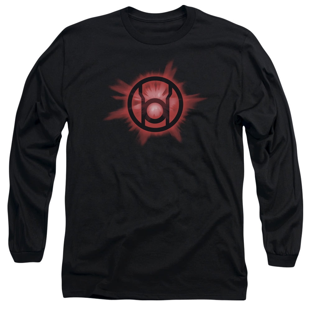 Green Lantern Corps Red Lantern Glow Logo Licensed Tee Shirt Adult S-3XL Green Lantern Corps Red Lantern Glow Logo Licensed Tee Shirt Adult S-3XL