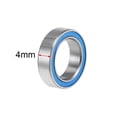 thumbnail image 3 of 6700-2RS Ball Bearings 10mmx15mmx4mm Double Sealed Chrome Steel Blue Cover P6 10pcs, 3 of 4