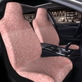 thumbnail image 2 of Zufioo Rose Gold Glitter Print Car Seat Protectors, SUV, Truck, Van Seat Covers - Strap Design, High Elasticity and Dustproof, Car Interior Protectors Auto Parts-1, 2 of 9