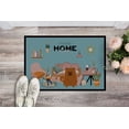 thumbnail image 2 of Red Chow Chow Sweet Home Door Mat, 2 of 3