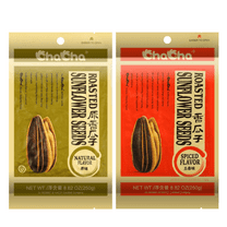 Chacha Roasted Sunflower Seeds Natural   Spiced Flavor 8.82oz (250g) - 2 Pack
