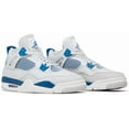 thumbnail image 2 of (GS) Air Jordan 4 Retro 'Military Blue / Industrial Blue' (2024) HF4281-141 Sneakers Kids Youth, 2 of 5